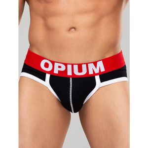 Фото Мужские трусы брифы черные Opium Brief R-138