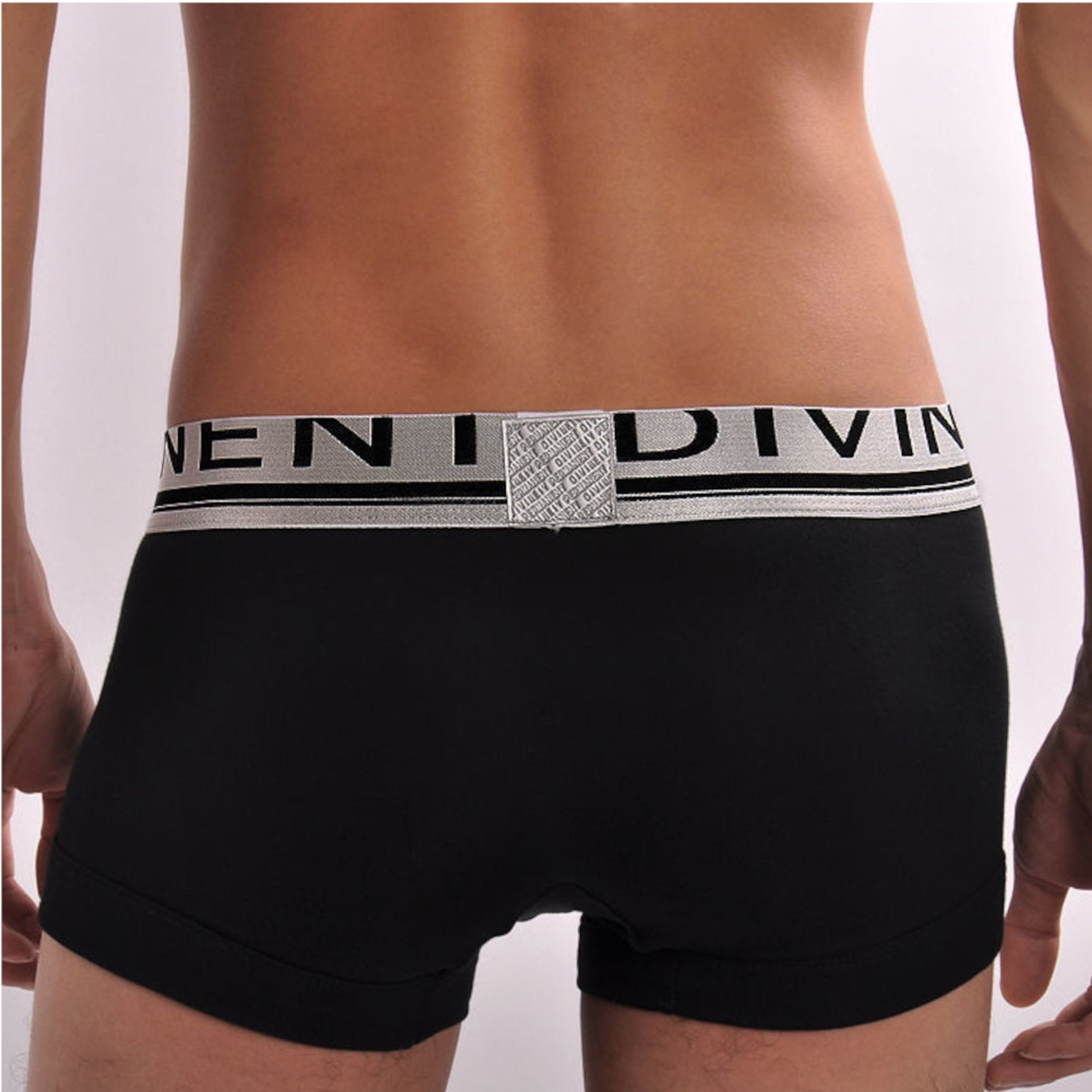 Мужские трусы боксеры черные DOOP Cotton Breathe Boxer фото 2