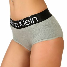 Фото Женские хипсы Calvin Klein Women Hips Steel Grey Weistband Black