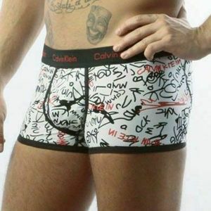 Фото Мужские трусы боксеры Calvin Klein 365 print Black Signature