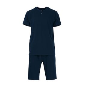Фото Мужской домашний комплект (футболка и шорты) темно-синий BALDESSARINI 95014/4006 630