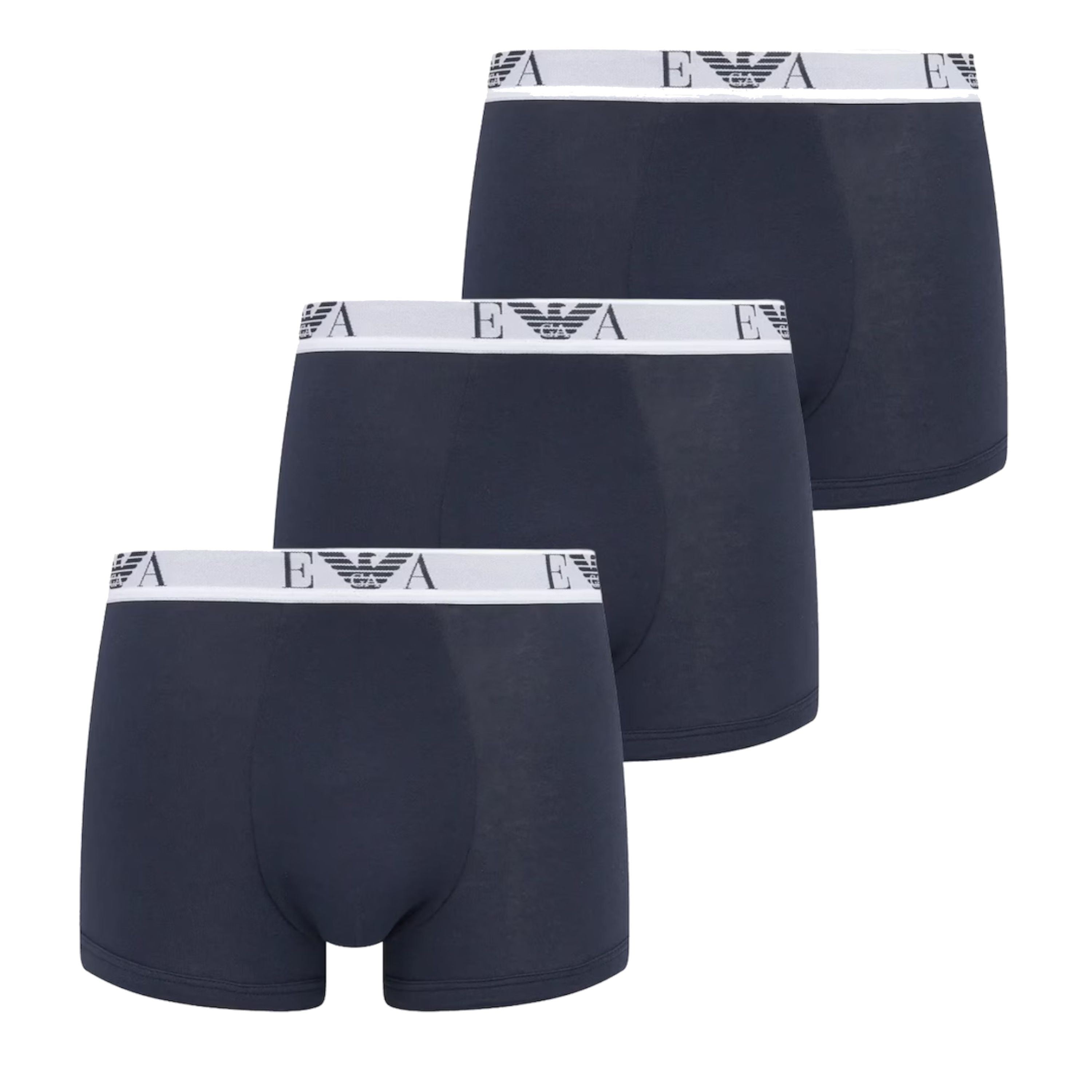 Набор мужских трусов боксеров 3в1 темно-синие Emporio Armani EM000259_AF14131 фото 1
