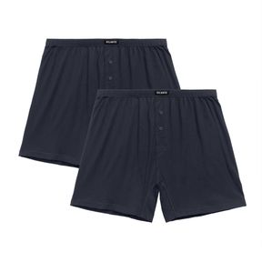 Фото Мужские трусы-шорты графитовые набор 2в1 ATLANTIC Basic Man 2BMB-003