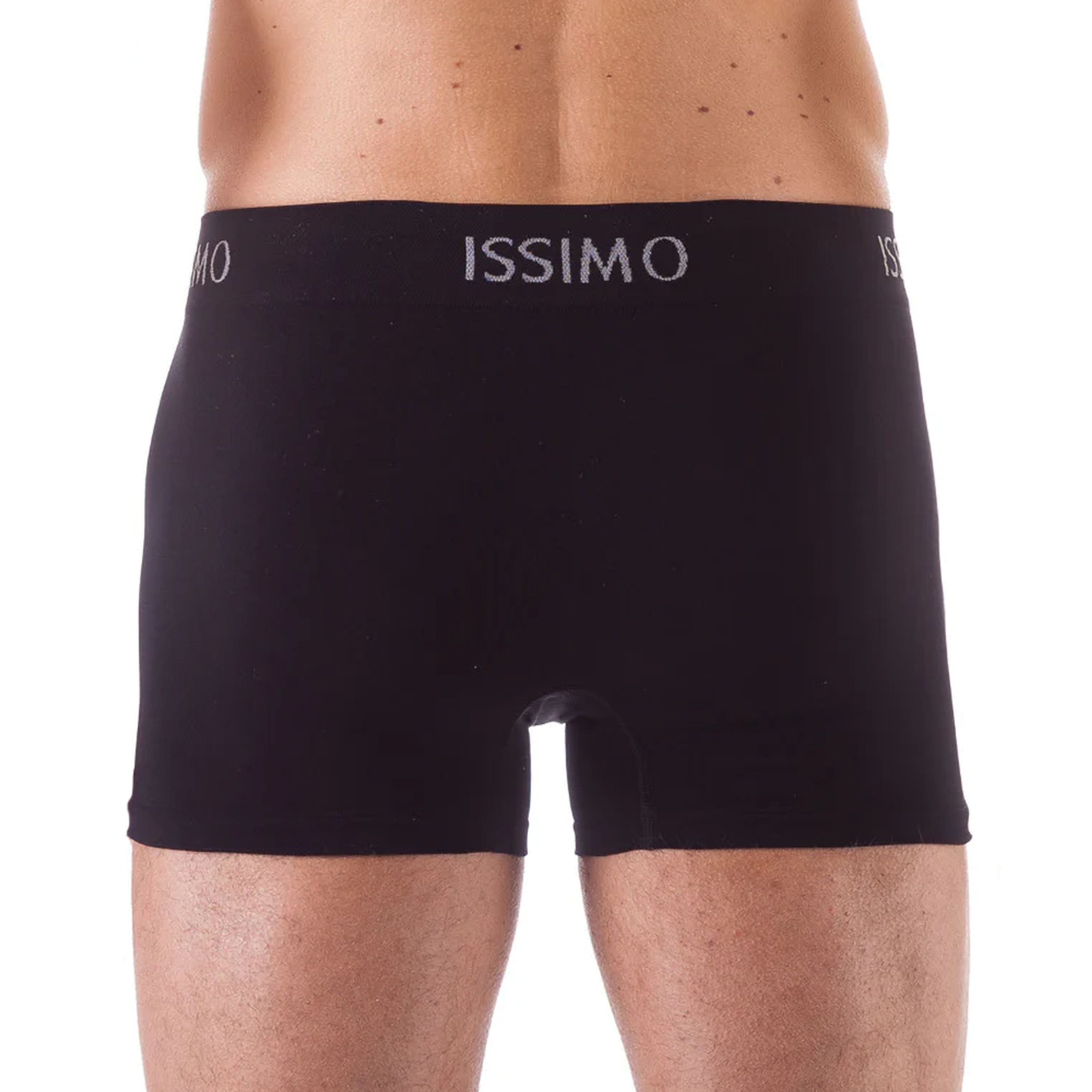 Мужские трусы боксеры черные бесшовные ISSIMO BOXER 211 фото 2
