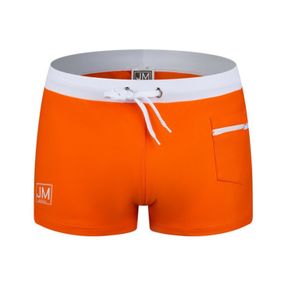 Фото Мужские плавки боксеры оранжевые JOCKMAIL JM702-21