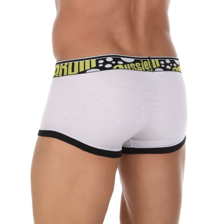  Мужские трусы боксеры Aussiebum Flaunt Hip Yellow & White фото 2