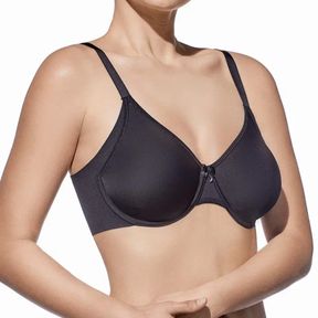 Фото Женский бюстгальтер бесшовный черный Creaciones Selene EUGENIA/negro