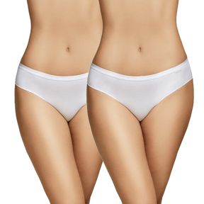 Фото Набор женских трусов бикини 2в1 белые Creaciones Selene 400 BIKINI/blanco