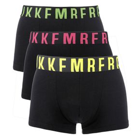 Фото Мужские трусы хипсы (черный) набор 3 в 1 Bikkembergs MIX COLOR FLUO BKK1UTR16TR