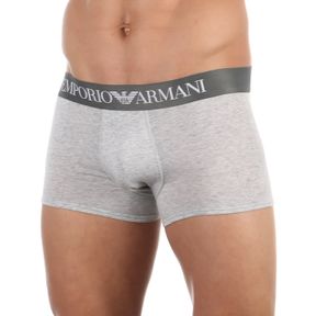 Фото Мужские трусы боксеры серые меланж Emporio Armani 111389_CC729 00048