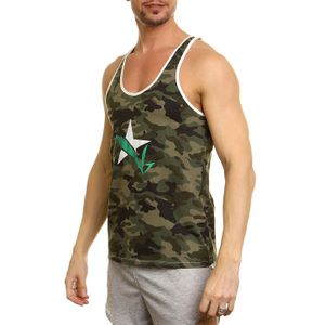 Фото Мужская майка хаки Van Baam VB44988