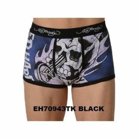 Фото Мужские трусы боксеры черные Ed Hardy EH70943TK