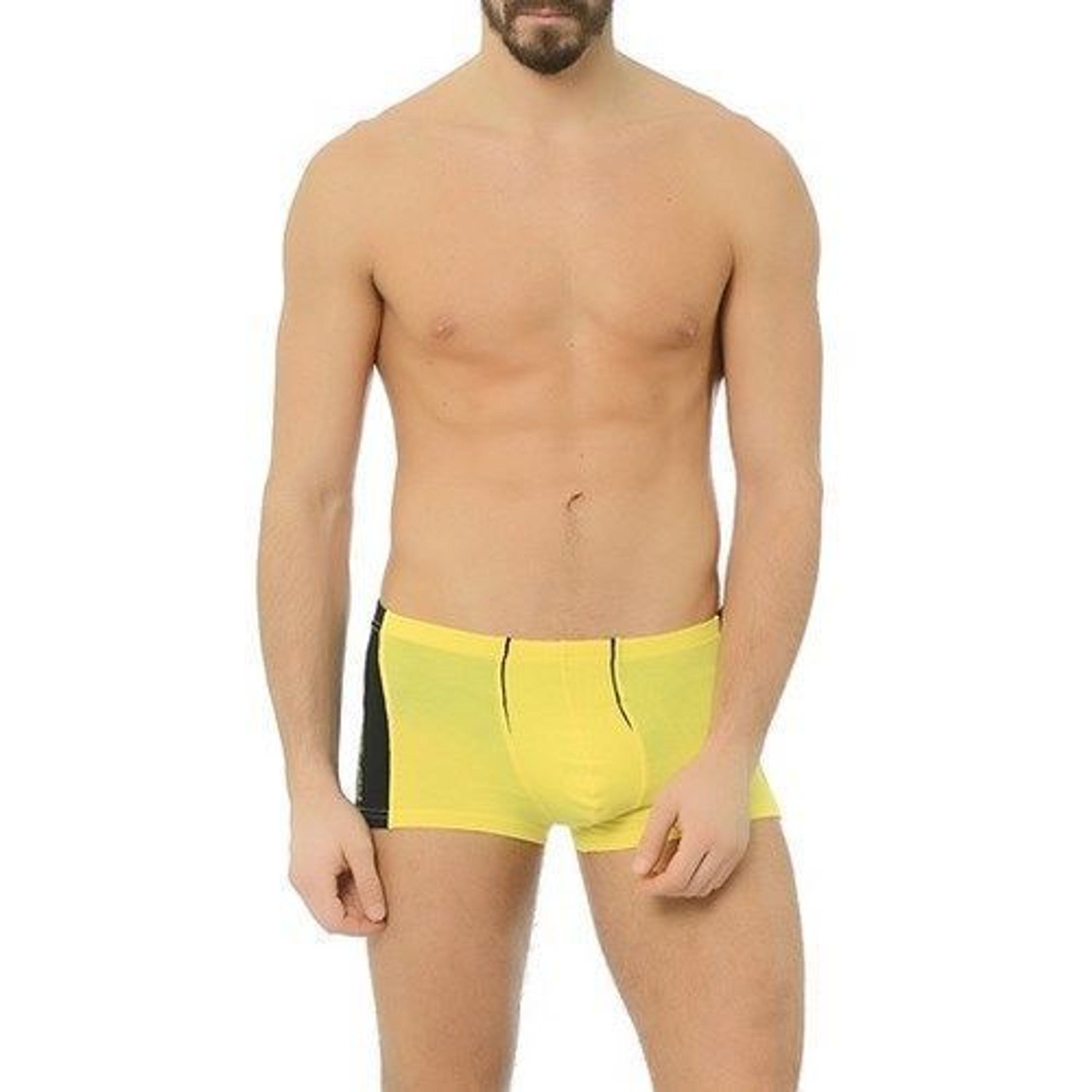 Мужские трусы хипсы желтые с черными вставками Doreanse 1599 фото 1
