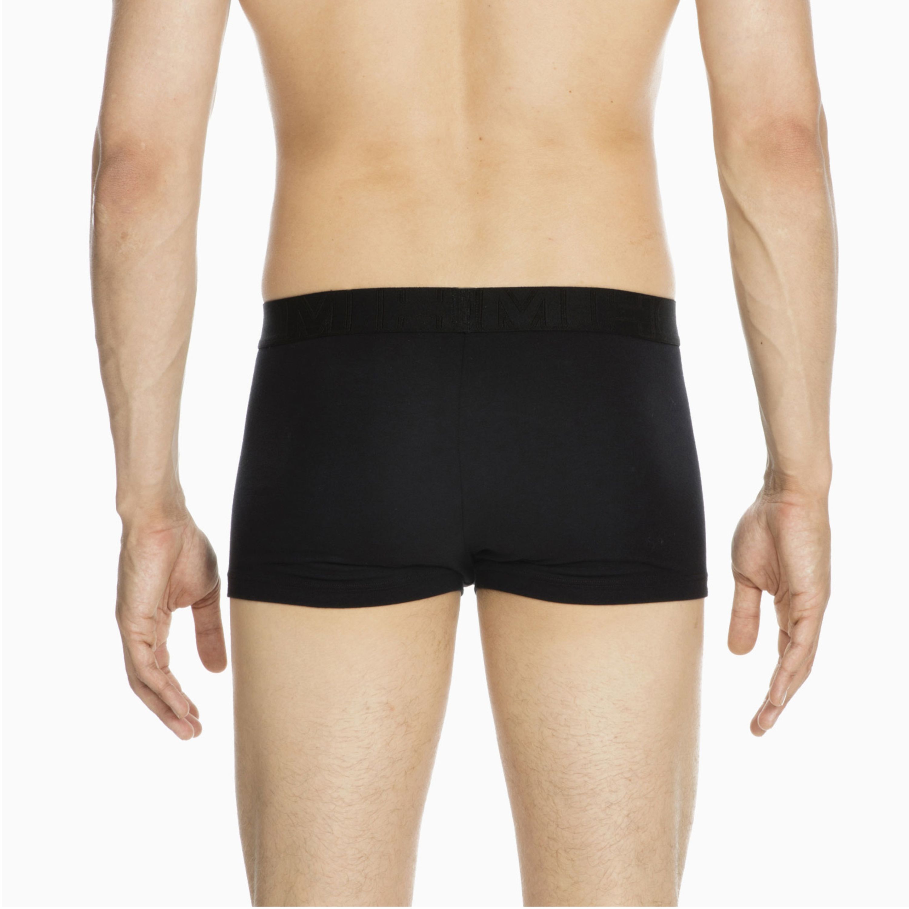 Мужские трусы боксеры набор из 2-х штук (черные) HOM BOXERLINES #2 Boxer Briefs HO1 2p 400405_40V001 фото 4