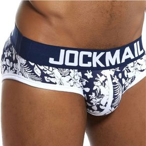 Фото Мужские трусы брифы темно-синие JOCKMAIL JM2054-16