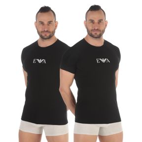 Фото Набор мужских футболок 2в1 черный Emporio Armani 111267_CC715 07320