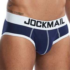 Фото Мужские трусы брифы темно-синие JOCKMAIL JM2032-16
