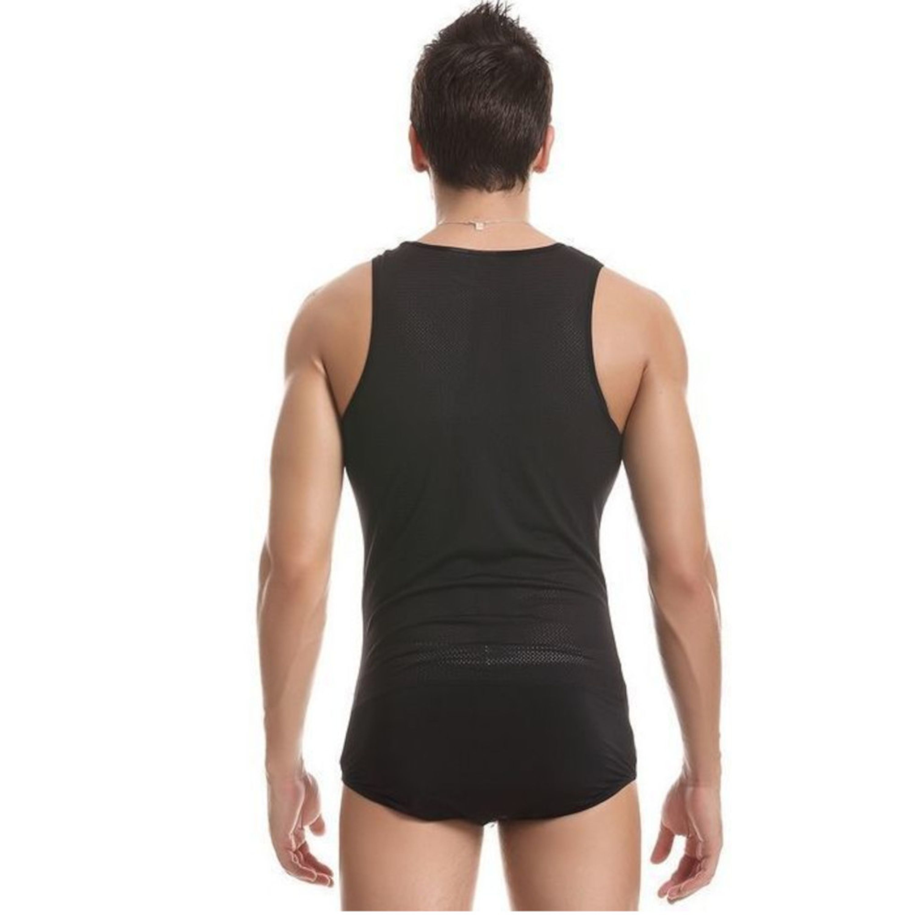 Мужское боди черное RUFSKIN Slim Stretch Bodysuit Black RF 12 фото 2