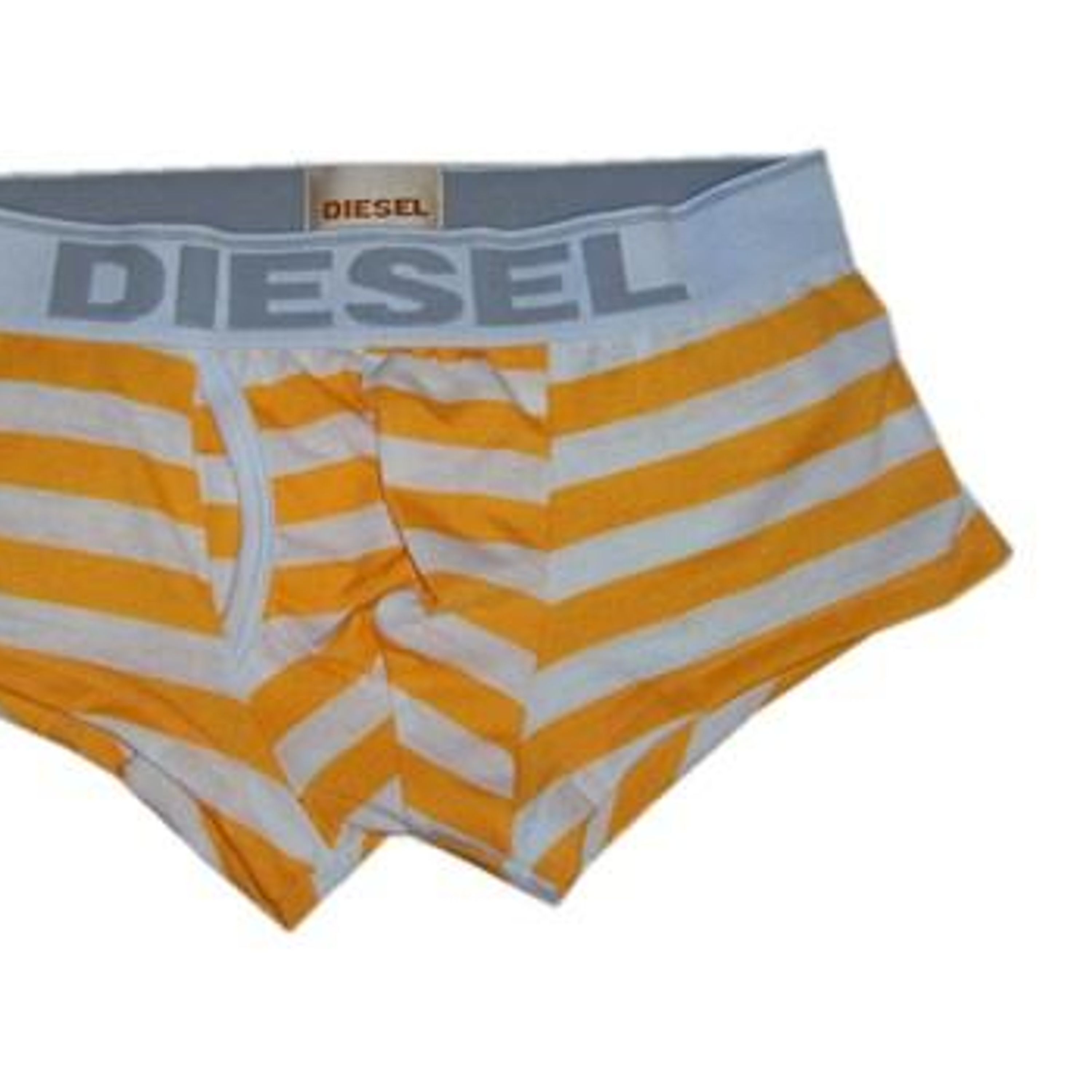 Мужские трусы боксеры Diesel желтые Stripe Boxer фото 1