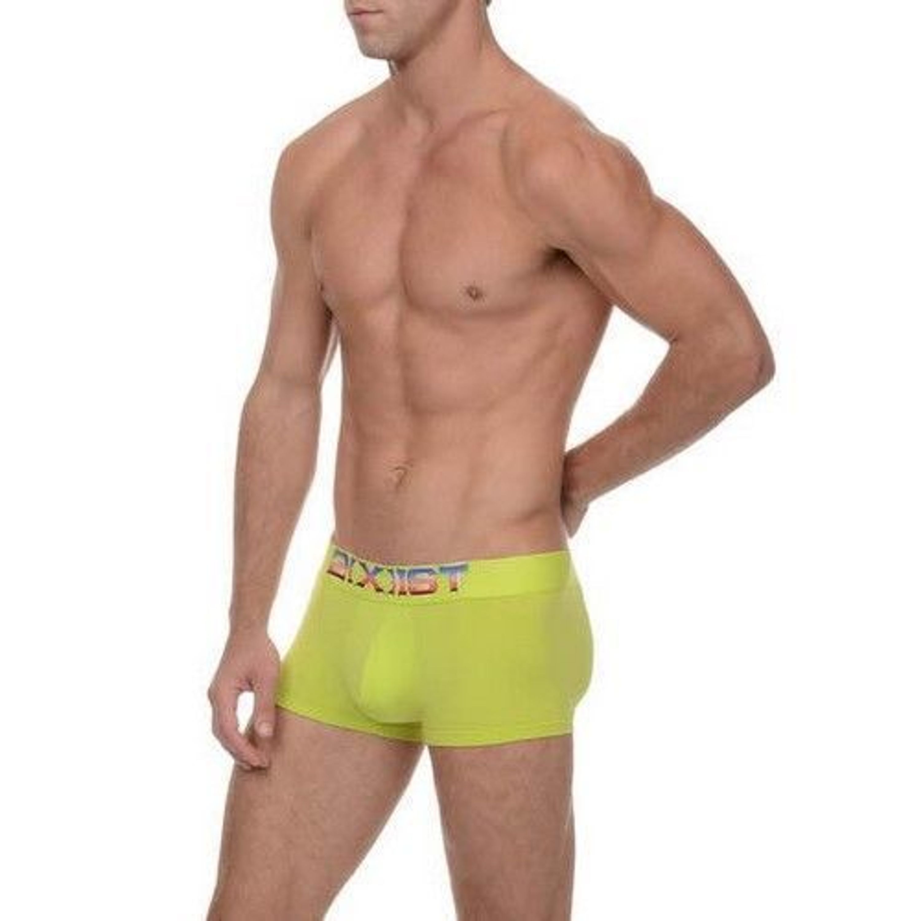 Мужские трусы боксеры салатовые 2(x)ist Men's Electric No-Show Boxers Limited Edition Salat фото 2