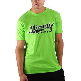 Фото Мужская футболка зеленая PAPI Miami