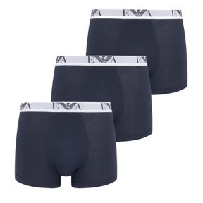 Фото Набор мужских трусов боксеров 3в1 темно-синие Emporio Armani EM000259_AF14131