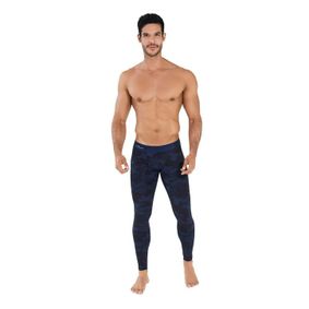 Фото Мужские легинсы темно-синие камуфляжные Clever ACTION LONG PANT 042708