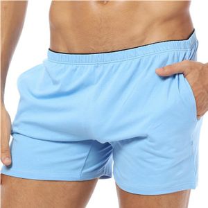 Фото Мужские трусы боксеры с карманами голубые ORLVS OR130-17