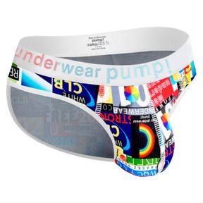 Фото Мужские трусы брифы белые PUMP! MP2123-1