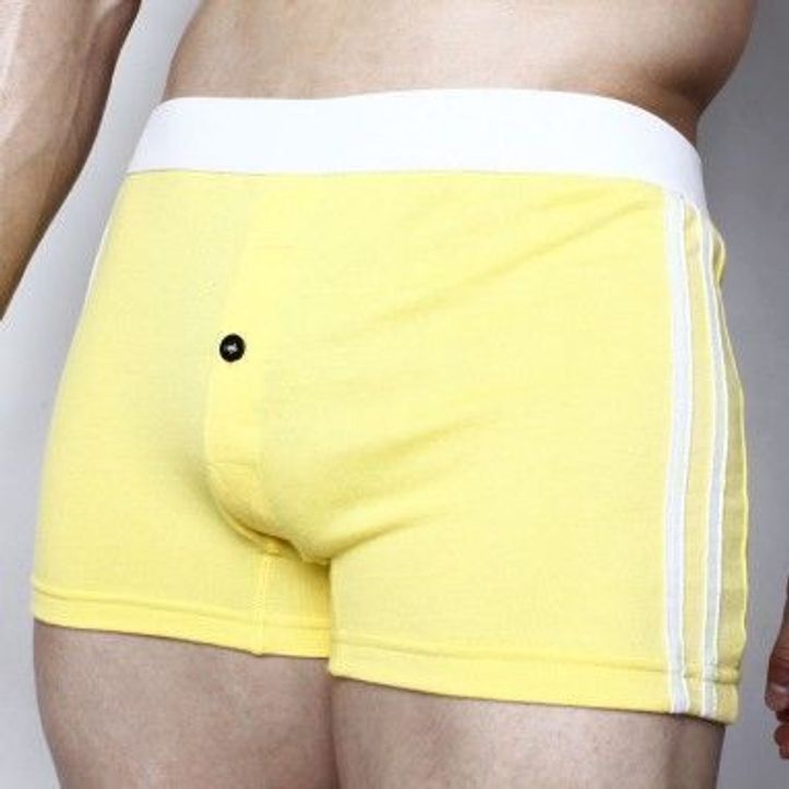  Мужские трусы-шорты с пуговицей Superbody Home Pants Yellow Button фото 4
