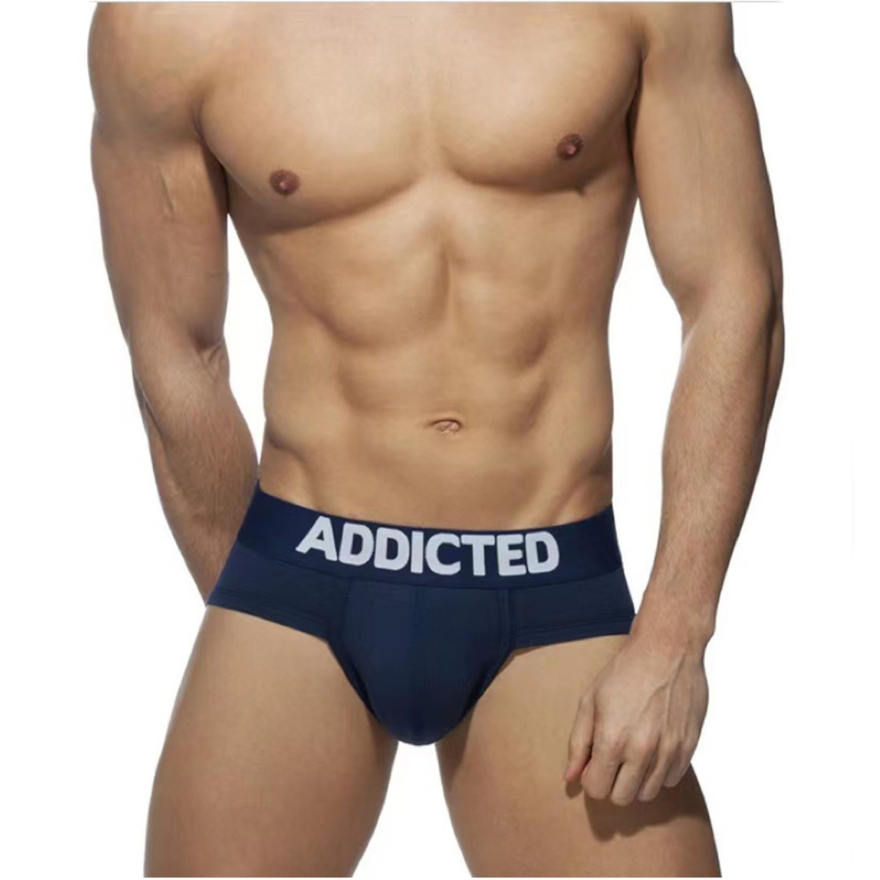 Мужские трусы брифы темно-синие Addicted AD2076-16 фото 1