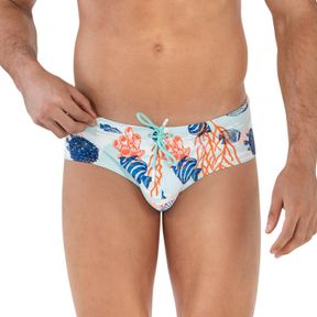 Фото Мужские плавки голубые с принтом Clever ACUATIC SWIMSUIT BRIEF 164407