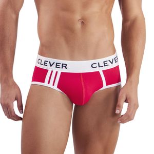 Фото Мужские трусы брифы красные Clever Moda Clever Moda PIPING BRIEF 500105