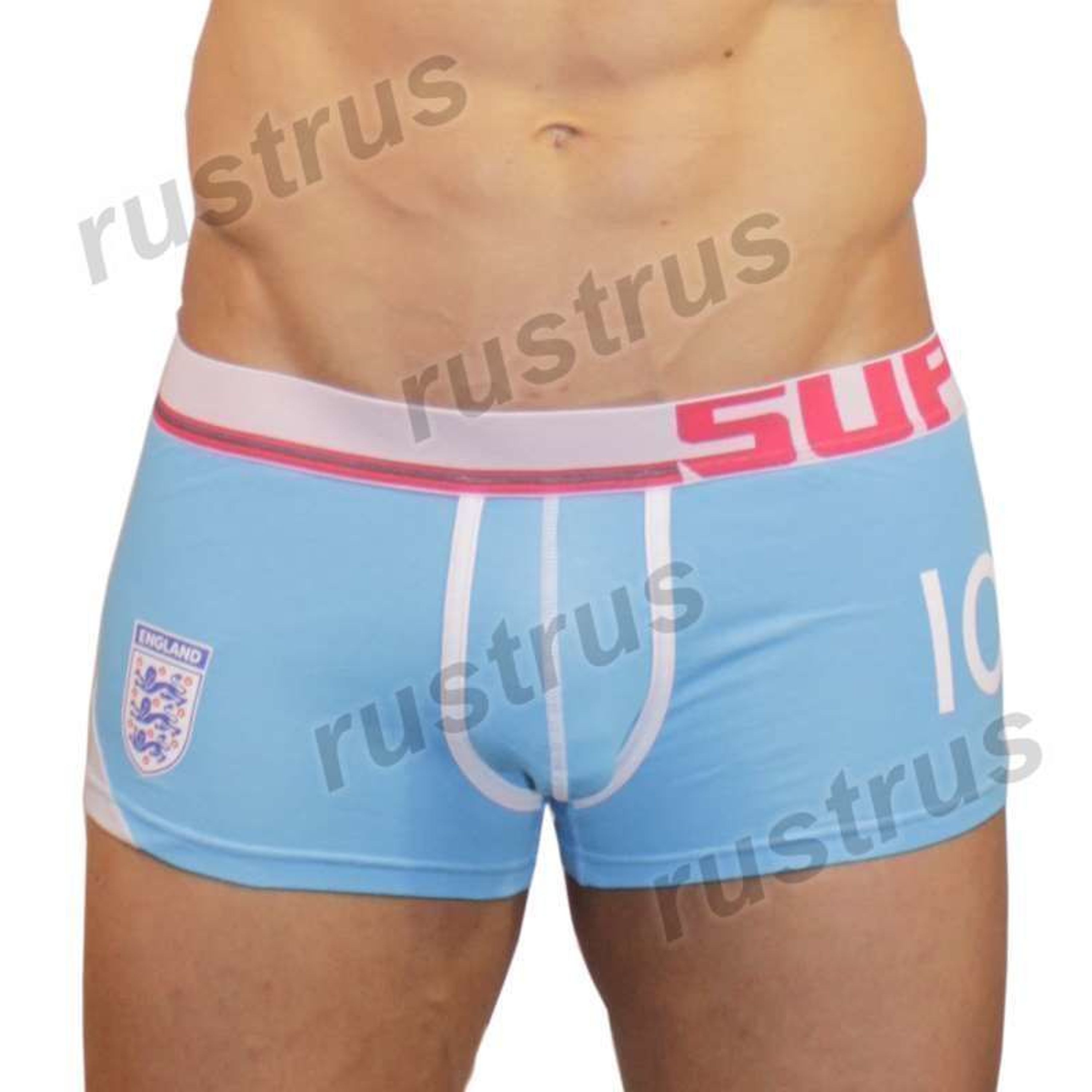 Мужские трусы боксеры голубые Superbody фото 1