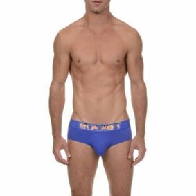Фото Мужские трусы Брифы синие 2(x)ist Men's Electric No-Show Brief Limited Edition Navy