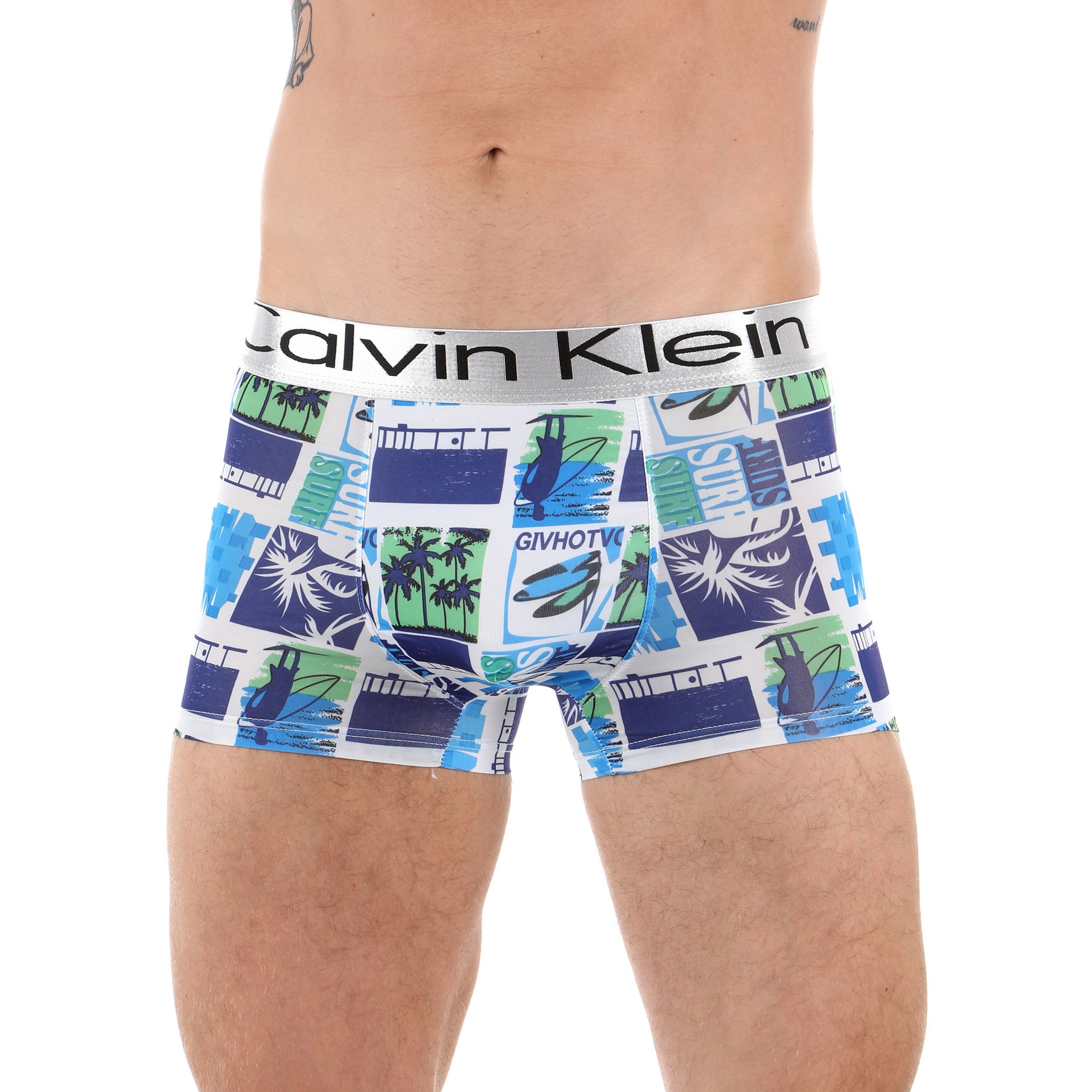 Мужские трусы боксеры с принтом"Surf" Calvin Klein фото 1