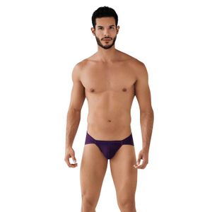 Фото Мужские трусы слипы баклажановые Clever Moda ARAWAK BRIEF 078619
