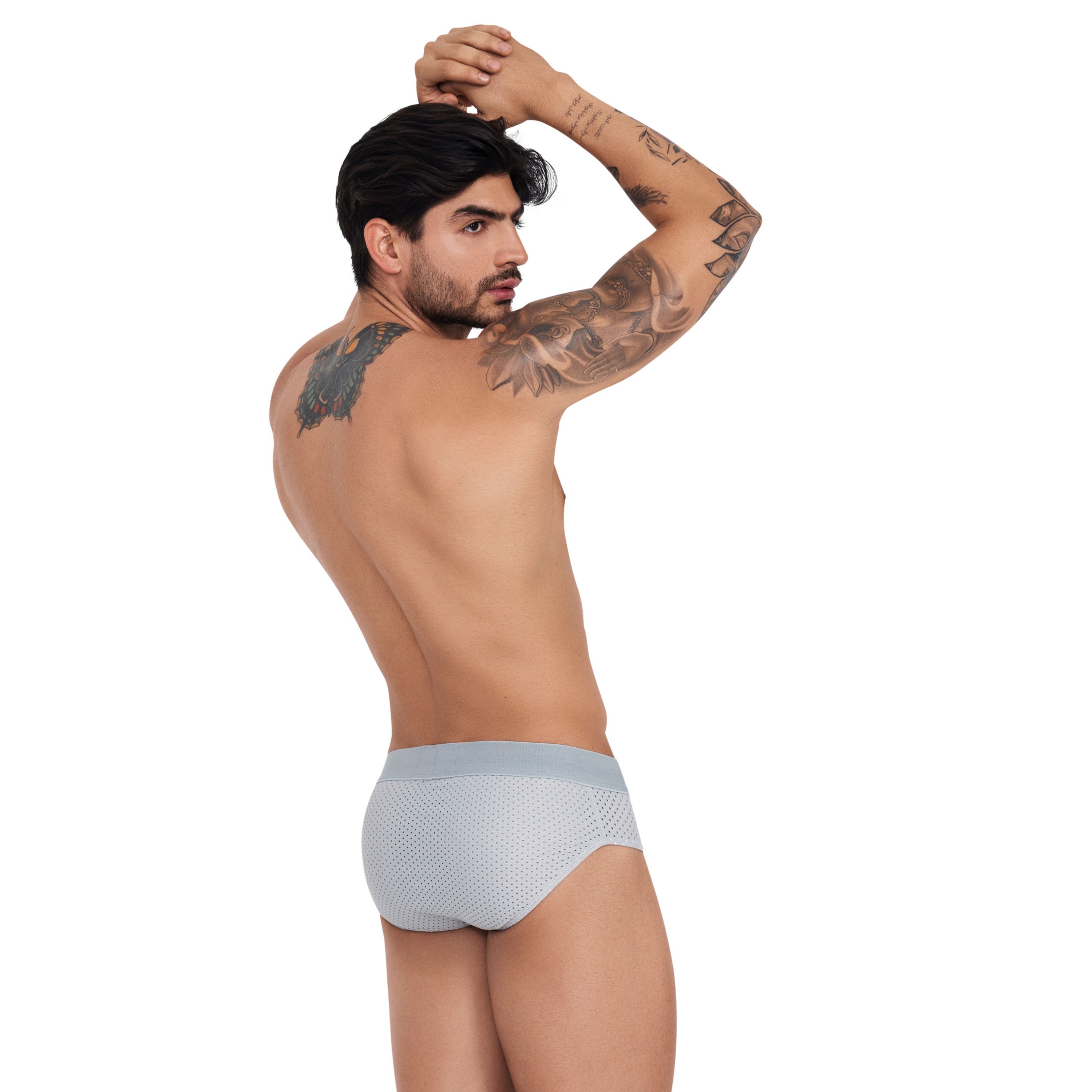 Мужские трусы брифы серые Clever EUPHORIA BRIEF 120812 фото 3