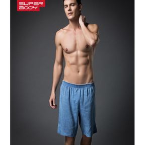 Фото Мужские шорты голубые Superbody LARGE JOY shorts BLUE