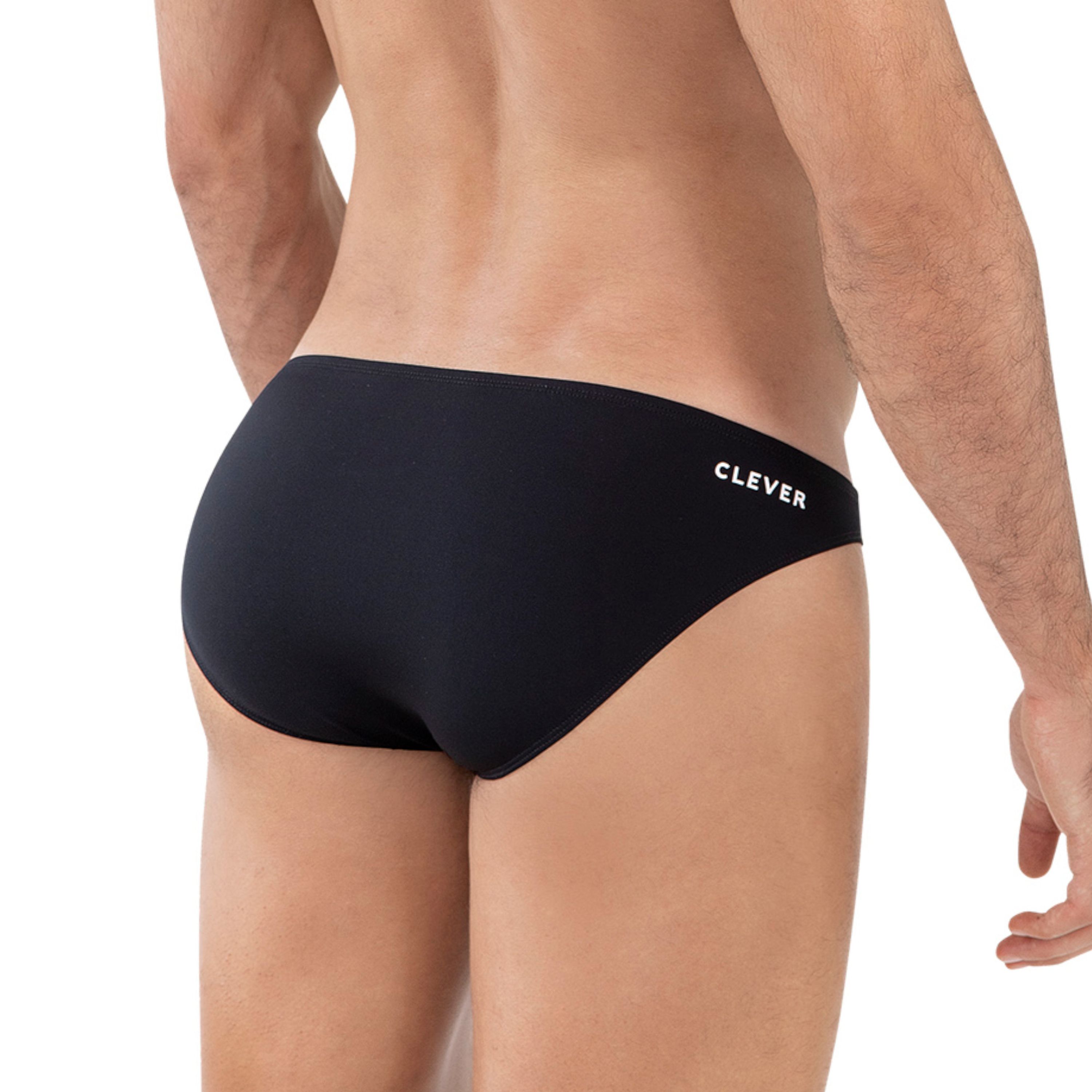 Мужские трусы слипы черные Clever MENTE BRIEF BIKINI 161711 фото 3