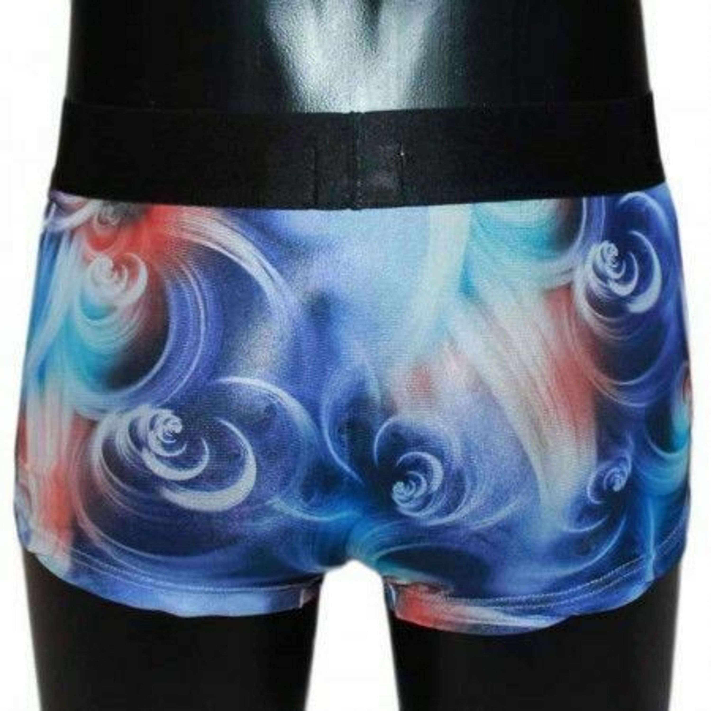 Мужские трусы боксеры синие с принтом Calvin Klein фото 2