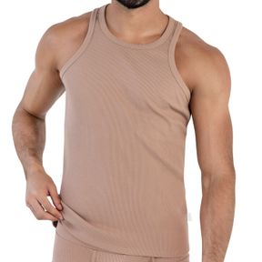 Фото Мужская майка коричневая Clever SPIRIT TANK TOP 160615