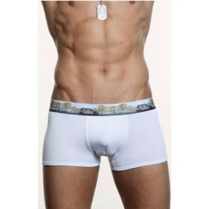 Фото Мужские трусы боксеры Paul Smith белые с цветной резинкой