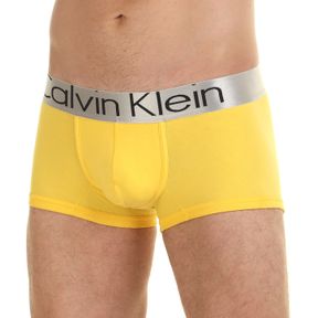 Фото Мужские трусы хипсы желтые Calvin Klein 