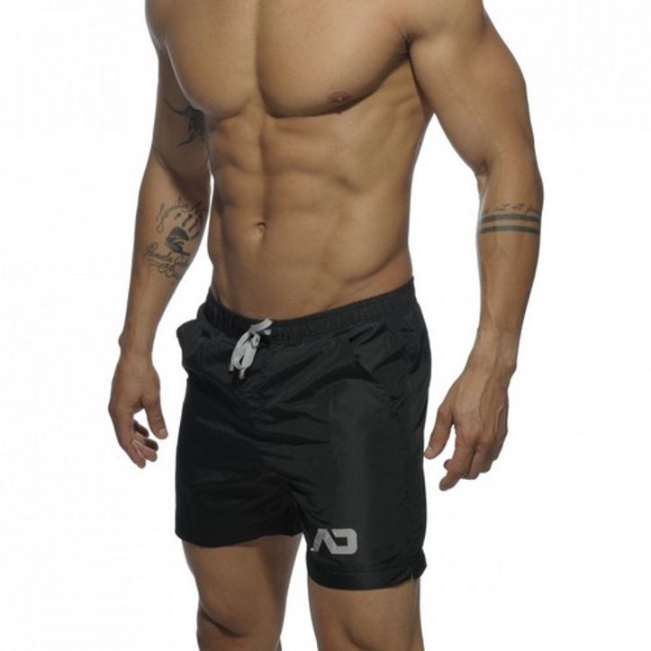 Мужские шорты удлиненные черные Addicted Sport Shorts Black фото 2