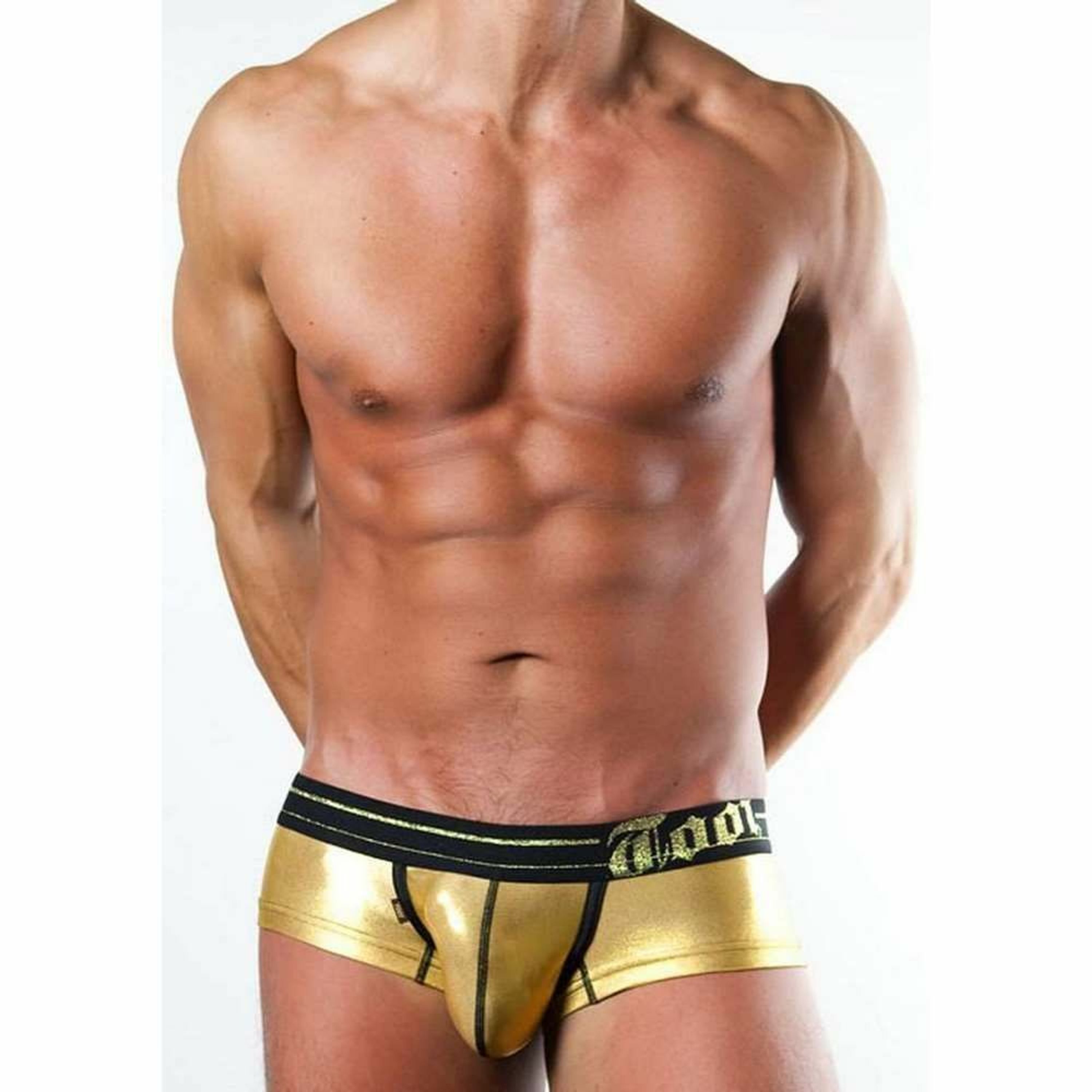 Мужские трусы хипсы TOOT Shiny Cup Boxer Golden TT00020 фото 1