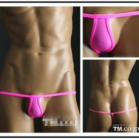 Фото Мужское нижнее белье стринги розовые TM Collection TM0008