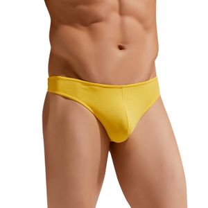 Фото Мужские трусы тонги желтые GAUVINE 1000