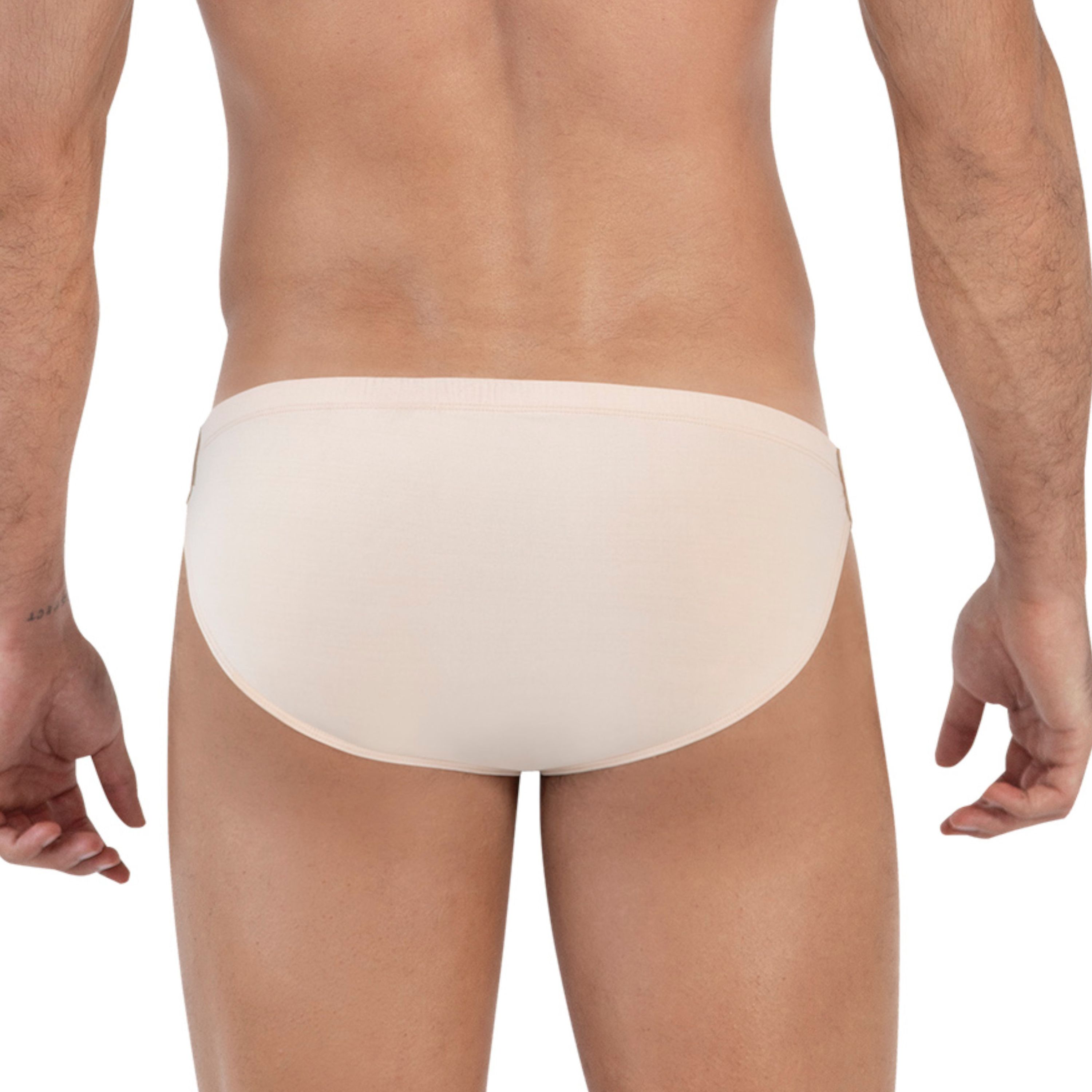 Мужские трусы слипы бежевые Clever Moda SECURE BRIEF 163104 фото 3