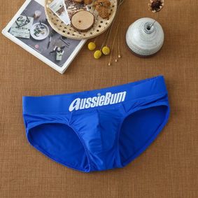 Фото Мужские трусы брифы синие AussieBum